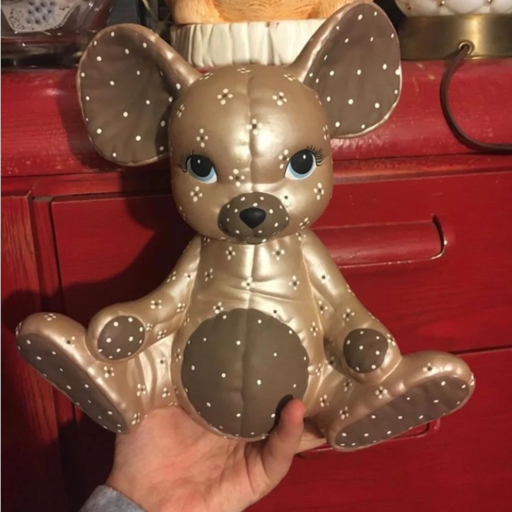 SOLD 🛑 1970 Kimple Molds mouse ceramic figurine